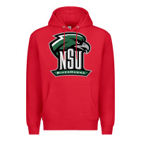 Red northeastern state riverhawks Premium Hoodie - SnappyArt