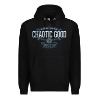 Black Chaotic Good Essential  Copy Premium Hoodie - SnappyArt