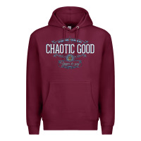 Burgundy Chaotic Good Essential  Copy Premium Hoodie - SnappyArt