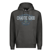 Charcoal Heather Chaotic Good Essential  Copy Premium Hoodie - SnappyArt
