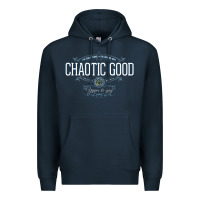Navy Chaotic Good Essential  Copy Premium Hoodie - SnappyArt