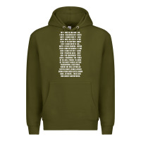 Army Green MY NAME IS ZAK BAGANS - GHOST ADVENTURES Premium Hoodie - SnappyArt