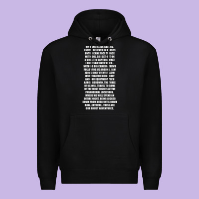 My Name Is Zak Bagans - Ghost Adventures Premium Hoodie Designed By Snappyart