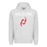 Dove Grey halestorm black Premium Hoodie - SnappyArt
