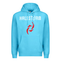 Ocean Blue halestorm black Premium Hoodie - SnappyArt