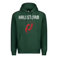 Sports Green halestorm black Premium Hoodie - SnappyArt