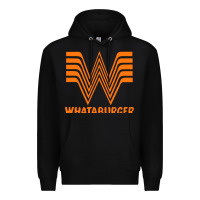 Black whataburger Premium Hoodie - SnappyArt