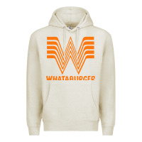 Oatmeal Heather whataburger Premium Hoodie - SnappyArt