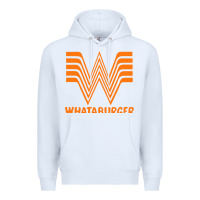 White whataburger Premium Hoodie - SnappyArt