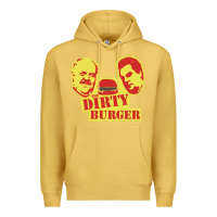 Antique Gold Dirty Burger Premium Hoodie - SnappyArt