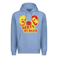 Colony Blue Dirty Burger Premium Hoodie - SnappyArt
