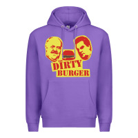 Purple Dirty Burger Premium Hoodie - SnappyArt
