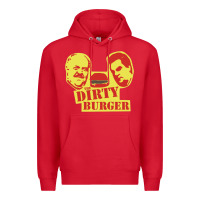 Red Dirty Burger Premium Hoodie - SnappyArt
