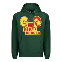 Sports Green Dirty Burger Premium Hoodie - SnappyArt