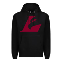 Black UW-La Crosse maroon Premium Hoodie - SnappyArt