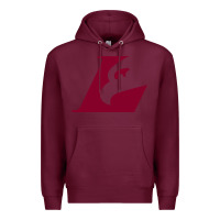 Burgundy UW-La Crosse maroon Premium Hoodie - SnappyArt