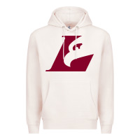 Pale Pink UW-La Crosse maroon Premium Hoodie - SnappyArt