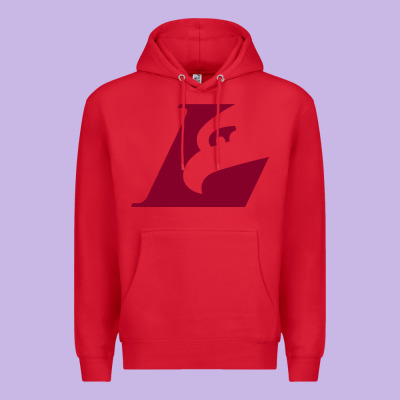 Uw-la Crosse Maroon Premium Hoodie Designed By Snappyart