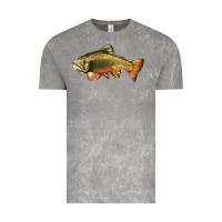 Cloud Rock leaping brook trout Vintage Tee - LillyAllenDesigns