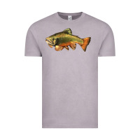 Vintage Zinc leaping brook trout Vintage Tee - LillyAllenDesigns