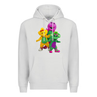 Dove Grey new 755 barney and friends cute Premium Hoodie - SnappyArt