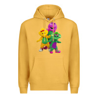 Mustard new 755 barney and friends cute Premium Hoodie - SnappyArt