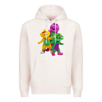 Pale Pink new 755 barney and friends cute Premium Hoodie - SnappyArt