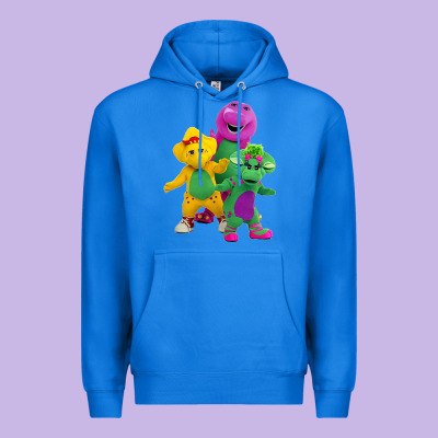 New 755 Barney And Friends Cute Premium Hoodie Designed By Snappyart