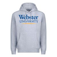 Heather Grey webster university Premium Hoodie - SnappyArt