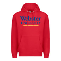Red webster university Premium Hoodie - SnappyArt