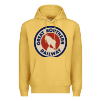 Antique Gold Great Northern Railroad Premium Hoodie - SnappyArt