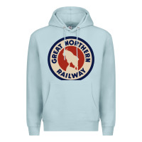 Blue Mist Great Northern Railroad Premium Hoodie - SnappyArt