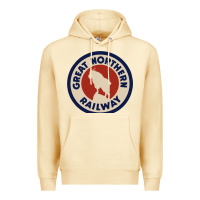 Pina Colada Great Northern Railroad Premium Hoodie - SnappyArt