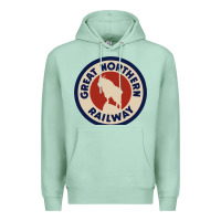 Seafoam Great Northern Railroad Premium Hoodie - SnappyArt