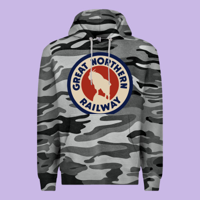 Great Northern Railroad Premium Hoodie Designed By Snappyart
