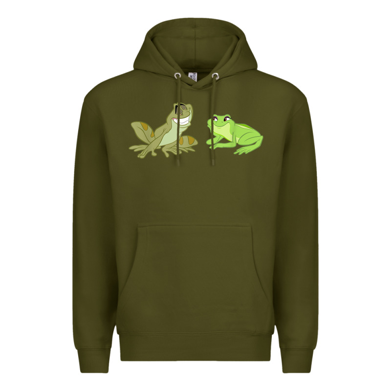The Princess And The Frog Tiana And Naveen Art Premium Hoodie by SnappyArt | Teevron