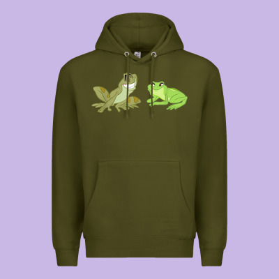 The Princess And The Frog Tiana And Naveen Art Premium Hoodie Designed By Snappyart