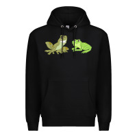Black The Princess and the Frog Tiana and Naveen Art Premium Hoodie - SnappyArt