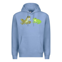 Colony Blue The Princess and the Frog Tiana and Naveen Art Premium Hoodie - SnappyArt