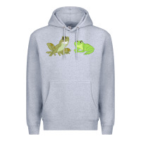 Heather Grey The Princess and the Frog Tiana and Naveen Art Premium Hoodie - SnappyArt