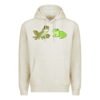 Oatmeal Heather The Princess and the Frog Tiana and Naveen Art Premium Hoodie - SnappyArt