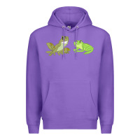Purple The Princess and the Frog Tiana and Naveen Art Premium Hoodie - SnappyArt