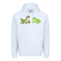 White The Princess and the Frog Tiana and Naveen Art Premium Hoodie - SnappyArt