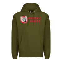 Army Green chuck e cheese Premium Hoodie - SnappyArt