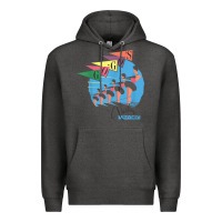 Charcoal Heather the go go's   vacation retro t shirt Premium Hoodie - SnappyArt