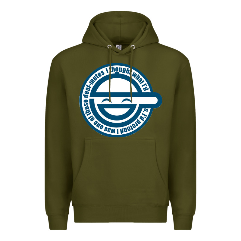 Laughing Man Ghost In The Shell Classic Premium Hoodie by SnappyArt | Teevron