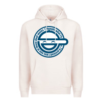 Pale Pink Laughing Man GHOST IN THE SHELL Classic Premium Hoodie - SnappyArt