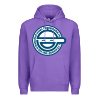 Purple Laughing Man GHOST IN THE SHELL Classic Premium Hoodie - SnappyArt