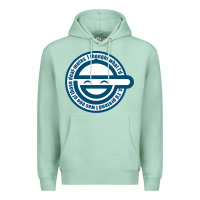 Seafoam Laughing Man GHOST IN THE SHELL Classic Premium Hoodie - SnappyArt