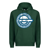 Sports Green Laughing Man GHOST IN THE SHELL Classic Premium Hoodie - SnappyArt